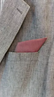 1. Pocket Sq - Rose Petal thumbnail